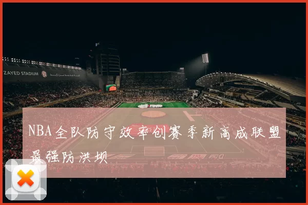 NBA全队防守效率创赛季新高成联盟最强防洪坝