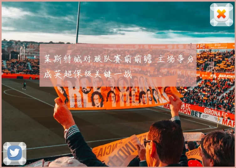 莱斯特城对狼队赛前前瞻 主场争分成英超保级关键一战